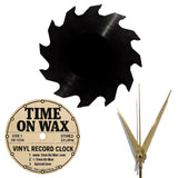 Buzzsaw ~ Vinyl Record Clock