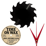 Buzzsaw ~ Vinyl Record Clock