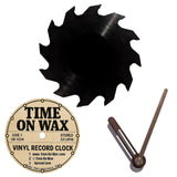 Buzzsaw ~ Vinyl Record Clock
