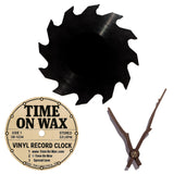 Buzzsaw ~ Vinyl Record Clock