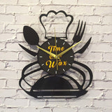 Dinner is Served ~ Vinyl Record Clock
