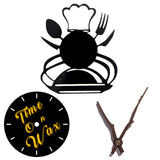 Dinner is Served ~ Vinyl Record Clock