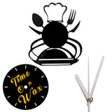 Dinner is Served ~ Vinyl Record Clock