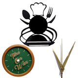 Dinner is Served ~ Vinyl Record Clock
