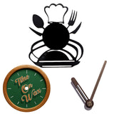 Dinner is Served ~ Vinyl Record Clock