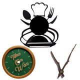 Dinner is Served ~ Vinyl Record Clock