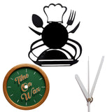 Dinner is Served ~ Vinyl Record Clock