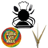Dinner is Served ~ Vinyl Record Clock