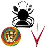 Dinner is Served ~ Vinyl Record Clock