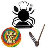 Dinner is Served ~ Vinyl Record Clock