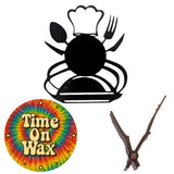 Dinner is Served ~ Vinyl Record Clock