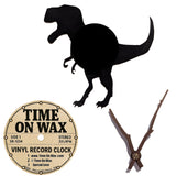 Dinosaur ~ Vinyl Record Clock