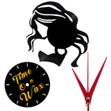 Flowing Hair ~ Vinyl Record Clock