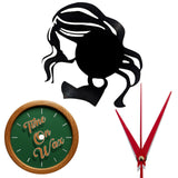Flowing Hair ~ Vinyl Record Clock