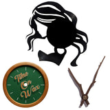 Flowing Hair ~ Vinyl Record Clock