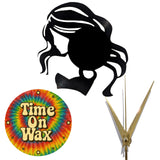 Flowing Hair ~ Vinyl Record Clock