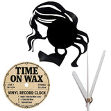 Flowing Hair ~ Vinyl Record Clock