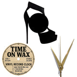 High Heel ~ Vinyl Record Clock