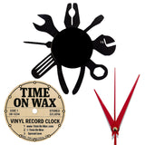 Handyman's Tools ~ Vinyl Record Clock