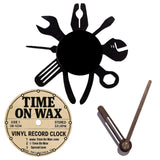 Handyman's Tools ~ Vinyl Record Clock