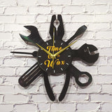 Handyman's Tools ~ Vinyl Record Clock