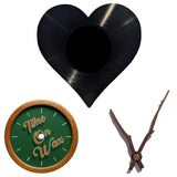 Heart ~ Vinyl Record Clock