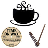Morning Blend ~ Vinyl Record Clock