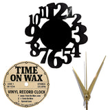Numbers ~ Vinyl Record Clock