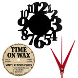 Numbers ~ Vinyl Record Clock