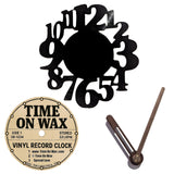 Numbers ~ Vinyl Record Clock