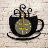Morning Blend ~ Vinyl Record Clock