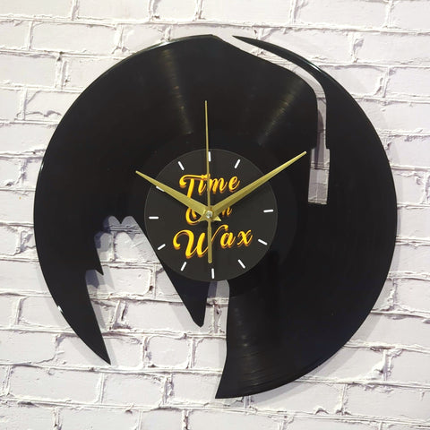 DJ Scratch ~ Vinyl Record Clock Art