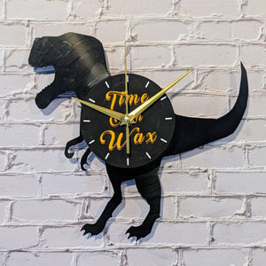 Dinosaur ~ Vinyl Record Clock