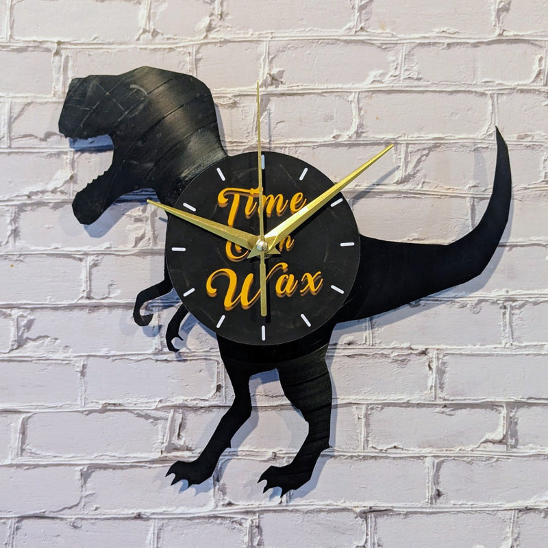 Dinosaur ~ Vinyl Record Clock