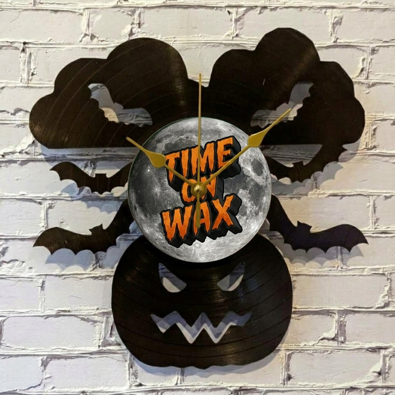 Halloween Night ~ Vinyl Record Clock