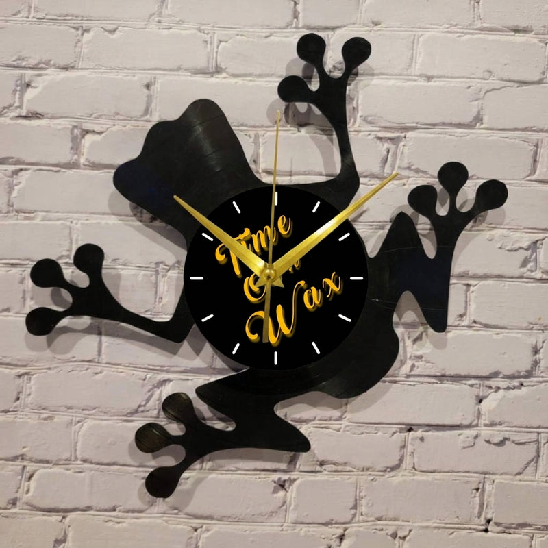 Frog ~ Vinyl Record Clock