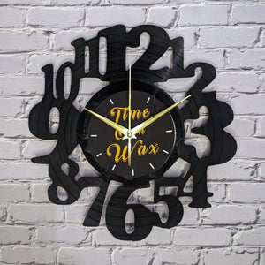 Numbers ~ Vinyl Record Clock